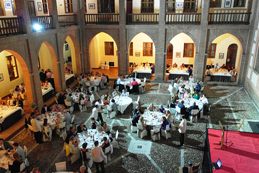 El Castillo de la Mota acogió la cena benéfica del Rotary Club de Medina del Campo 